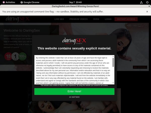 Daringsexhd.com With No Credit Card
