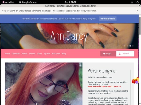 Free AnnDarcy Username And Password Free AnnDarcy Username And Password