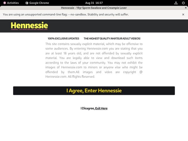 Hennessie Porn Site