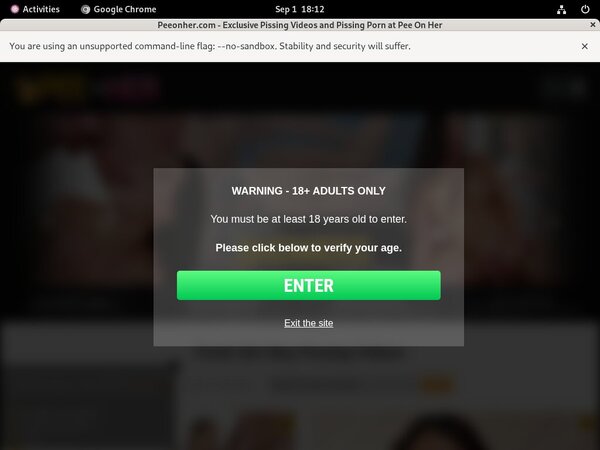 Peeonher.com Get A Password