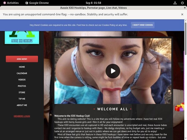Aussie XXX HookUps Sign Up Link