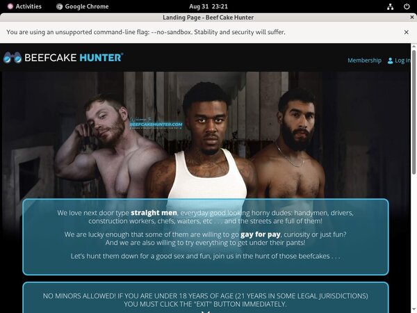 Beefcakehunter.com Avec IBAN / SEPA