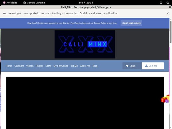 Calliminx.modelcentro.net For Tablet
