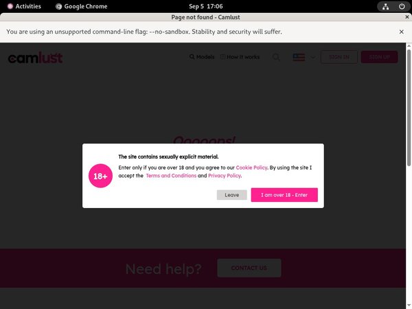 Camlust.com Free Trial