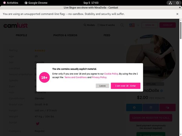 Camlust.com Member Login