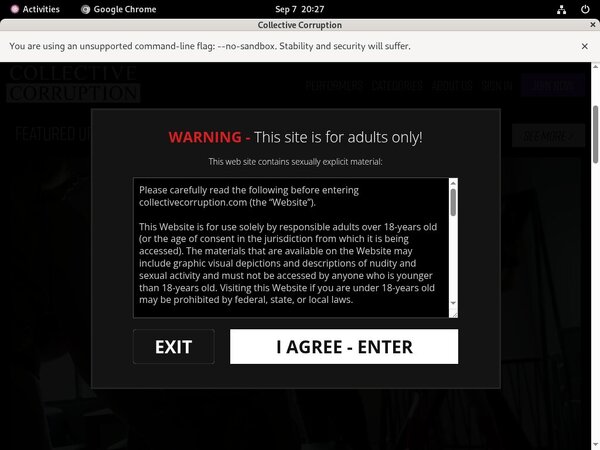 Collectivecorruption.com Login Info