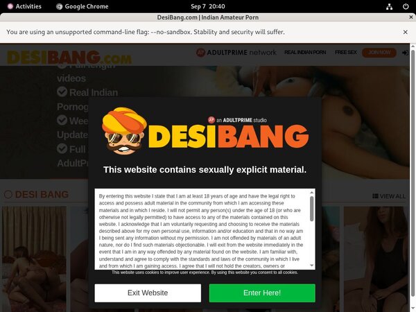 Contas Premium Desibang