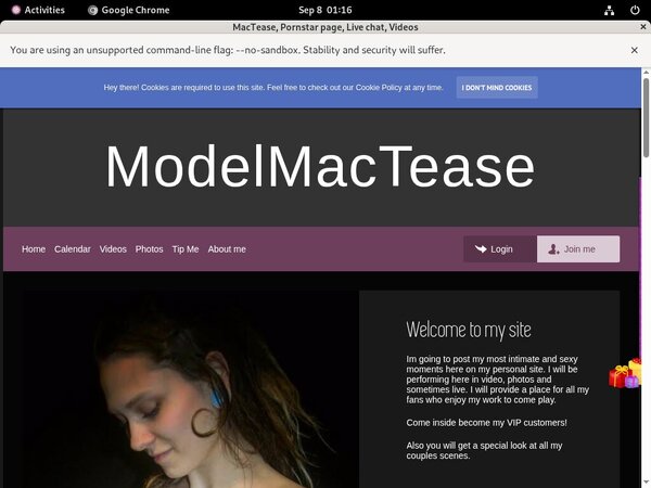 Cracked MacTease Account