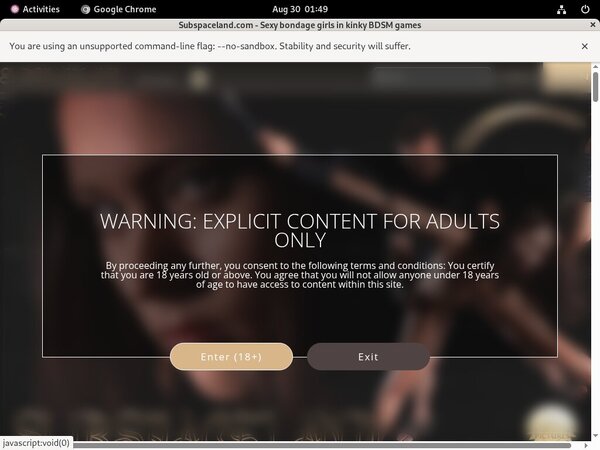 Cracked Subspaceland.com Account