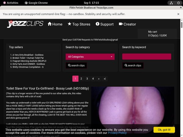 FilthFetishStudios Gratis Password