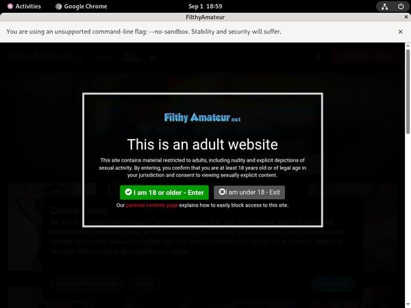 Filthy Amateur Home