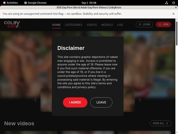 Free Colbyknox.com Account Login