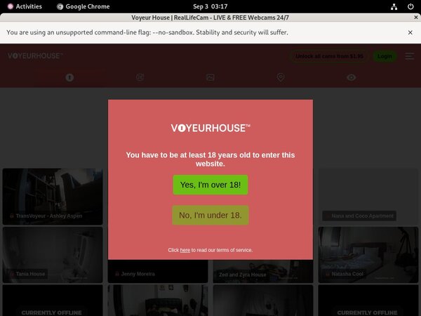 Free Voyeur House Account Login