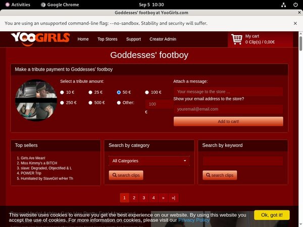Goddesses Footboy Promo Tour