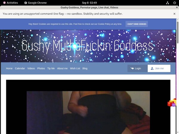 Gushy Goddess Free Videos