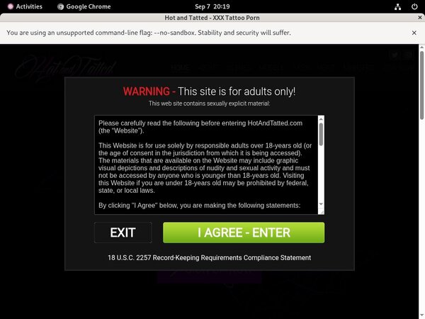 Hot And Tatted Discount Sign Up