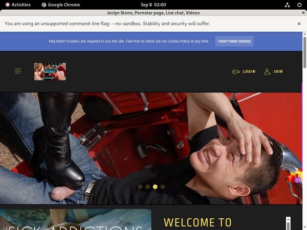 Login JoclynStone For Free