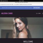 Login To Alexia Cage For Free