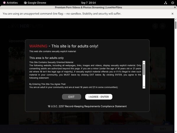 Loveherfilms.com With Discover Card