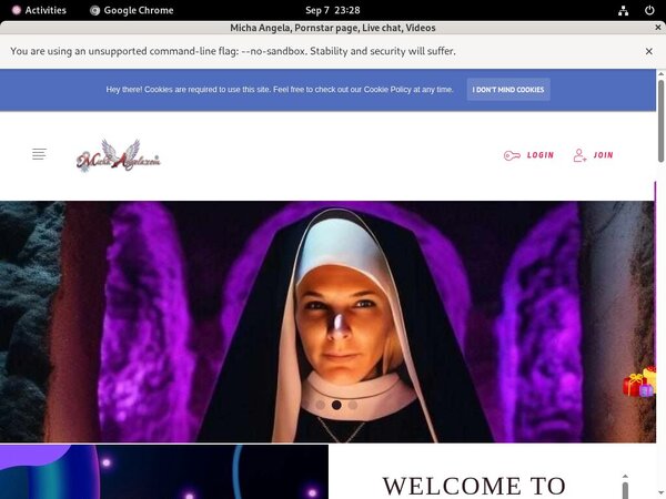 Micha Angela Website Password