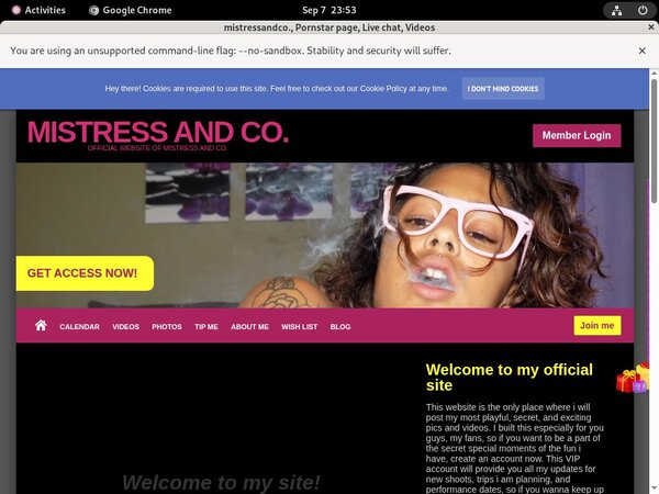 Mistressandco Password Site