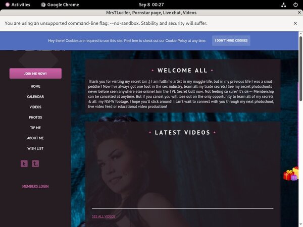 MrsTLucifer Login Codes