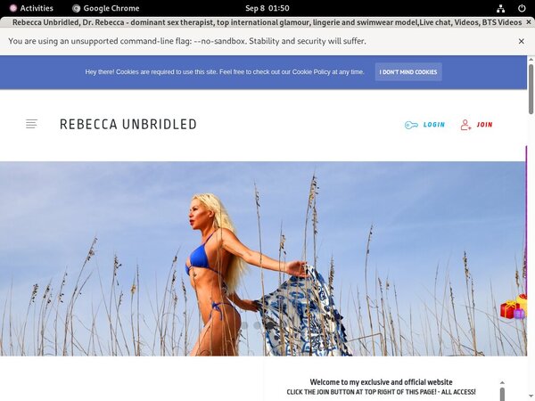 Rebecca  Unbridled With Pay Safe Card