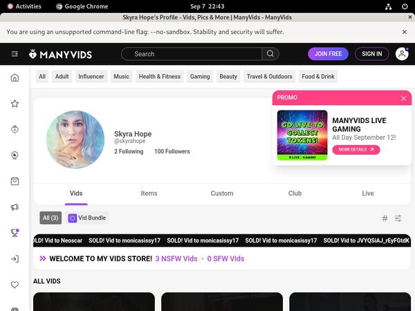 Skyra Hope Online Videos