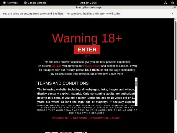 Smuttypass.com Website Password