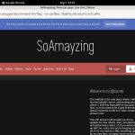 SoAmayzing Login And Password