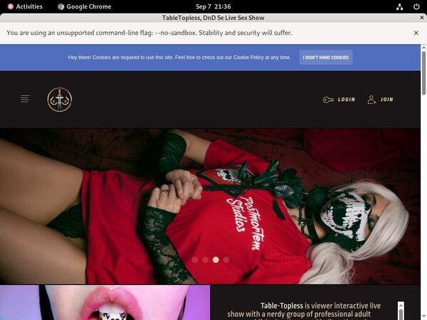 TableTopless Accept Paypal