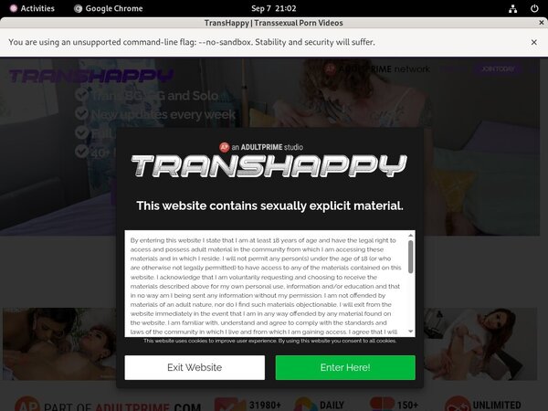 Transhappy.com Mit Sofort