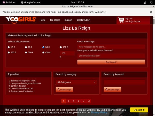Trial LizzLaReign Account