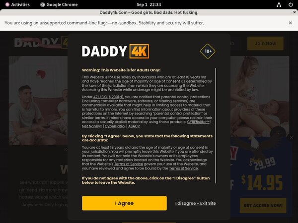 Username And Password For Daddy 4k
