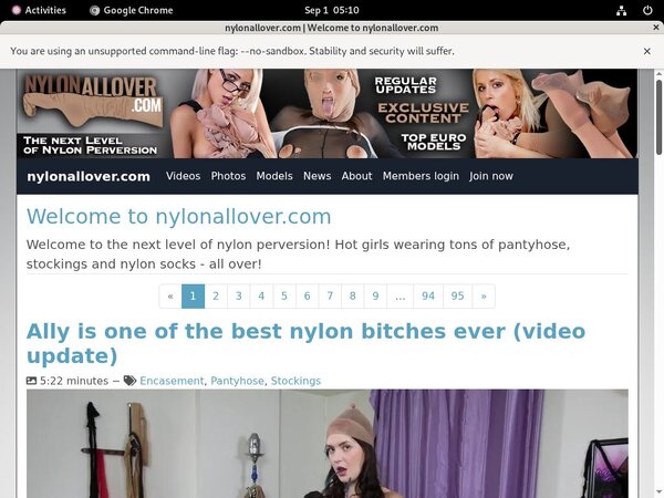 Get Nylon All Over Trial Free