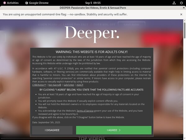 Free Deeper.com Account And Password